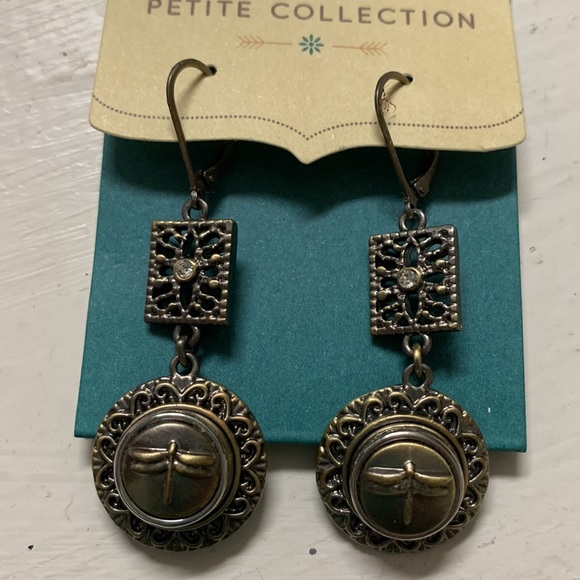 Set of 2 pair leverback earrings with 4 pair Ginger Snap snaps.  NWT - Picture 5 of 5